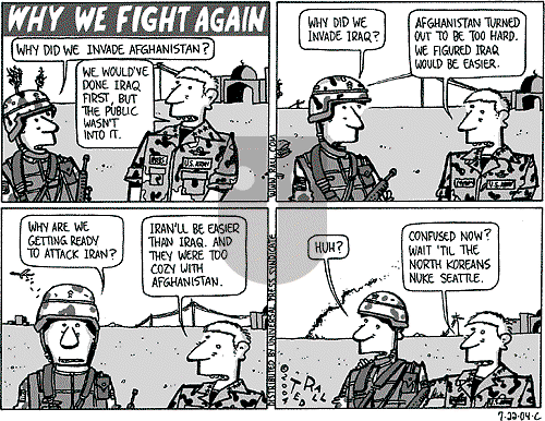 Ted Rall on Monday July 26, 2004 Comic Strip