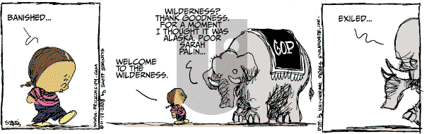 Prickly City on Monday November 17, 2008 Comic Strip