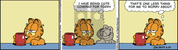 Garfield on Wednesday June 20, 2012 Comic Strip