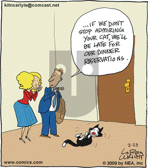 Kit 'N' Carlyle on Monday February 23, 2009 Comic Strip