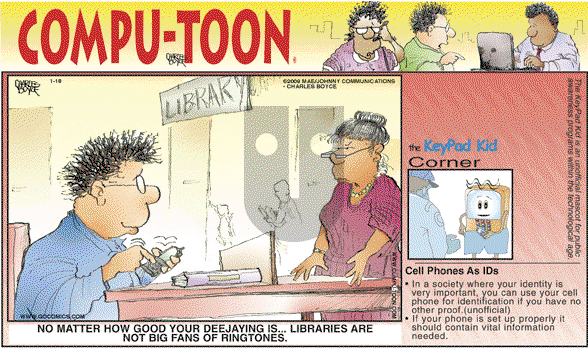 Compu-toon on Sunday January 18, 2009 Comic Strip
