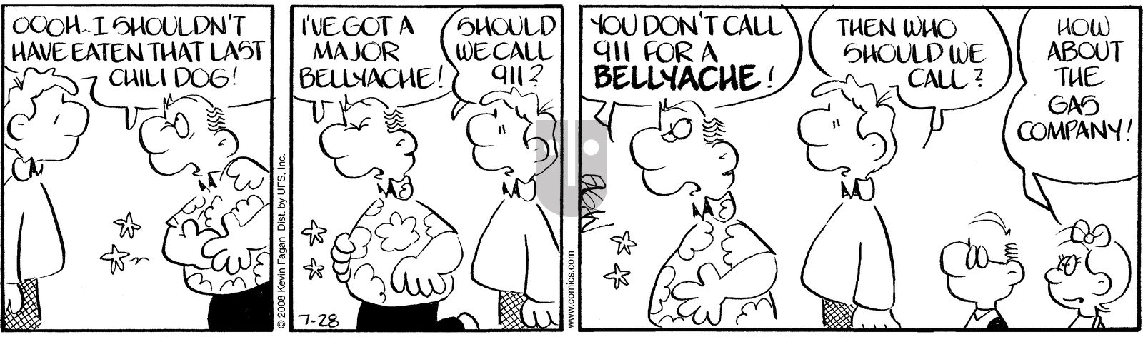 Drabble - Monday July 28, 2008 Comic Strip