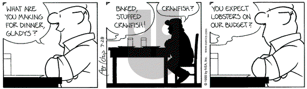 The Born Loser on Wednesday July 28, 1999 Comic Strip