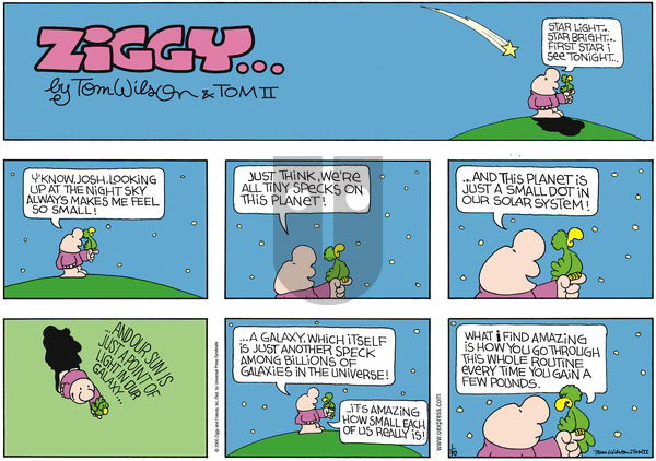 Ziggy on Sunday January 30, 2000 Comic Strip