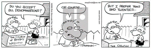 Soup to Nutz - Old on Wednesday August 24, 2005 Comic Strip