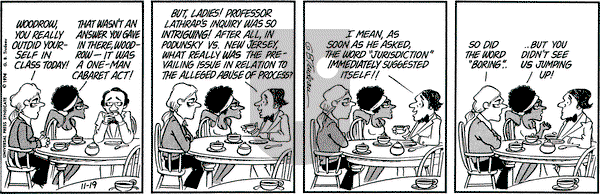 Doonesbury on Tuesday November 19, 1974 Comic Strip