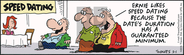Frank and Ernest on Friday May 1, 2015 Comic Strip
