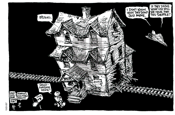 Pat Oliphant - Wednesday October 1, 1997 Comic Strip