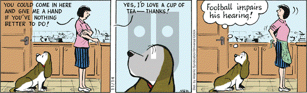Fred Basset on Saturday November 14, 2009 Comic Strip