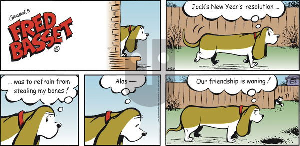 Fred Basset on Sunday January 10, 2021 Comic Strip