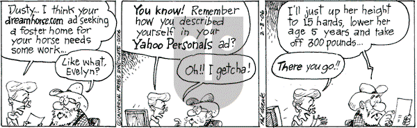 The Elderberries on Wednesday February 8, 2006 Comic Strip