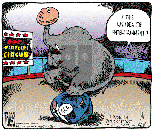 Tom Toles on Thursday July 11, 2019 Comic Strip