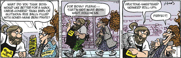 Cleats on Wednesday January 23, 2002 Comic Strip