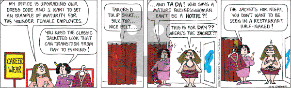 Cathy Classics - Tuesday October 10, 2006 Comic Strip