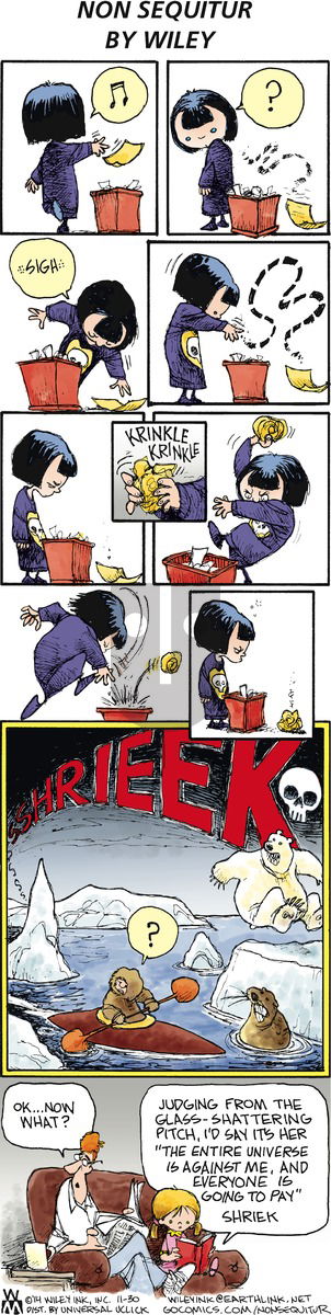 Non Sequitur on Sunday November 30, 2014 Comic Strip