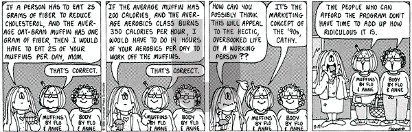 Cathy Classics on Thursday August 17, 1995 Comic Strip