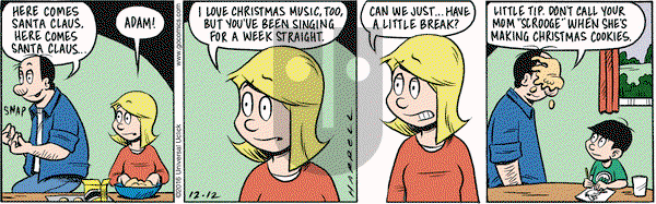 Adam@Home on Monday December 12, 2016 Comic Strip
