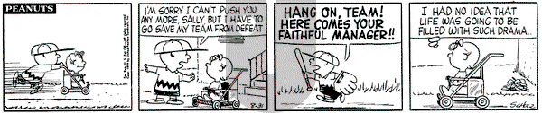 Peanuts on Monday August 31, 1959 Comic Strip