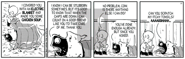 Cow and Boy Classics on Thursday January 11, 2007 Comic Strip