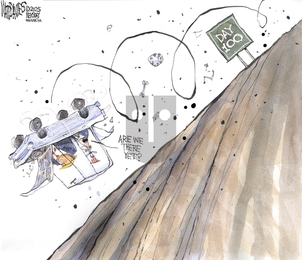 Matt Davies on Tuesday April 29, 2025 Comic Strip