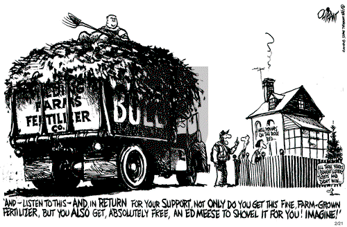 Pat Oliphant on Thursday February 21, 1985 Comic Strip