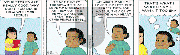 Nancy on Wednesday July 8, 2020 Comic Strip