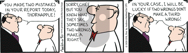 The Born Loser on Friday March 27, 2020 Comic Strip