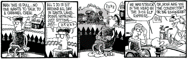 Monty on Saturday December 24, 2005 Comic Strip