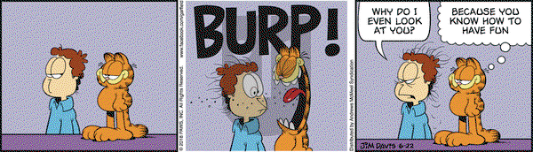 Garfield on Friday June 22, 2018 Comic Strip