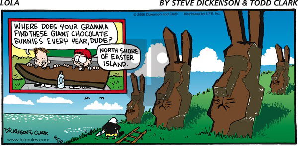 Lola on Sunday April 16, 2006 Comic Strip