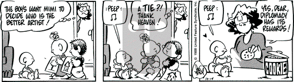 Rose is Rose on Friday October 14, 1988 Comic Strip