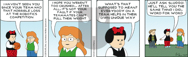 Nancy on Thursday April 18, 2019 Comic Strip