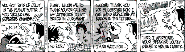 Rose is Rose on Thursday April 17, 2003 Comic Strip