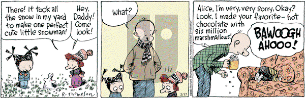 Cul de Sac - Saturday February 17, 2024 Comic Strip