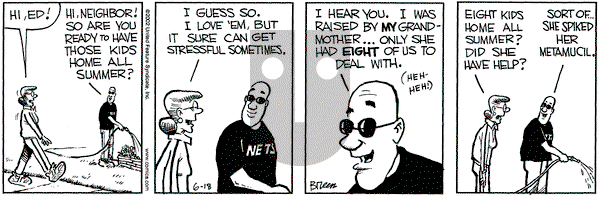 Grand Avenue on Tuesday June 18, 2002 Comic Strip