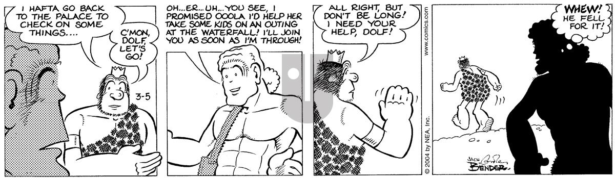 Alley Oop - Friday March 5, 2004 Comic Strip