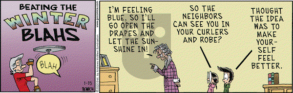 Grand Avenue on Monday January 15, 2024 Comic Strip