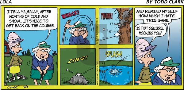 Lola on Sunday April 3, 2011 Comic Strip