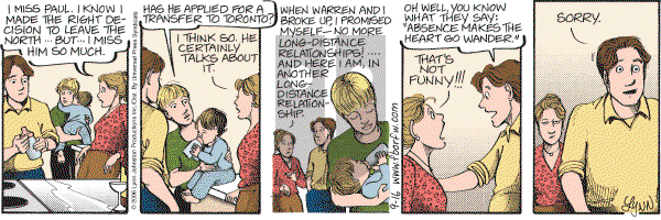 For Better or For Worse - Saturday September 16, 2006 Comic Strip