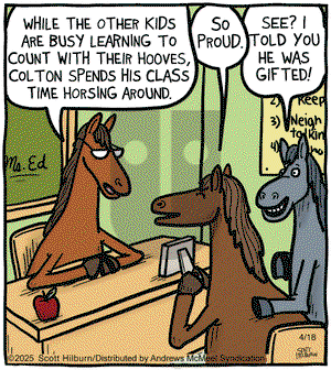 The Argyle Sweater on Friday April 18, 2025 Comic Strip