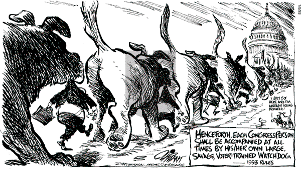 Pat Oliphant - Wednesday January 6, 1993 Comic Strip