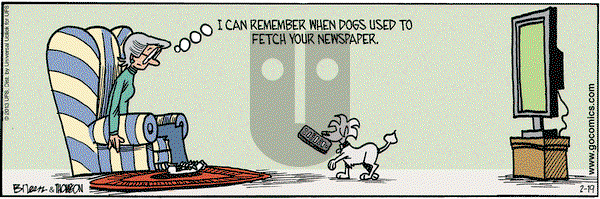 Grand Avenue on Tuesday February 19, 2013 Comic Strip