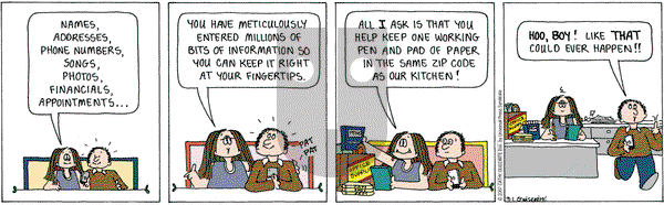 Cathy Classics on Saturday September 1, 2007 Comic Strip