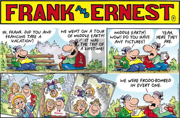 Frank and Ernest on Sunday July 20, 2014 Comic Strip