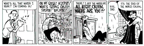 Calvin and Hobbes on Monday August 15, 1988 Comic Strip