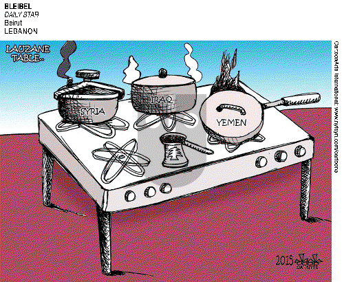 ViewsMidEast on Thursday April 9, 2015 Comic Strip