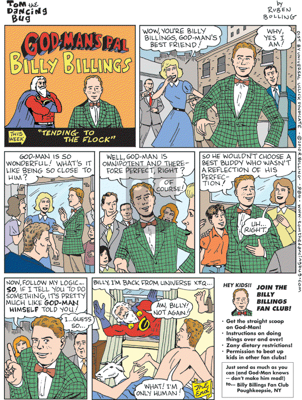 Tom the Dancing Bug on Friday April 23, 2010 Comic Strip