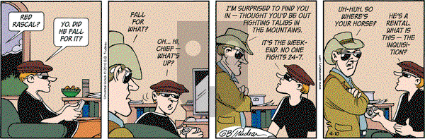 Doonesbury on Saturday April 10, 2010 Comic Strip
