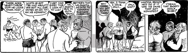 Alley Oop on Saturday November 22, 1947 Comic Strip