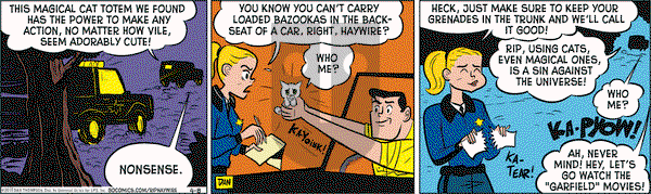 Rip Haywire - Wednesday April 8, 2015 Comic Strip